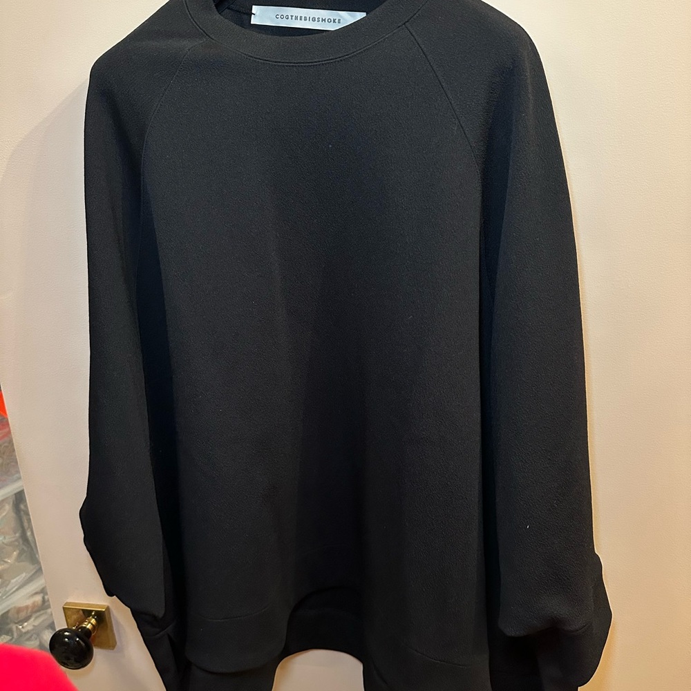 COGTHEBIGSMOKE 11 Daisy Top / Double Air Cotton Blend Jersey - Black, XL